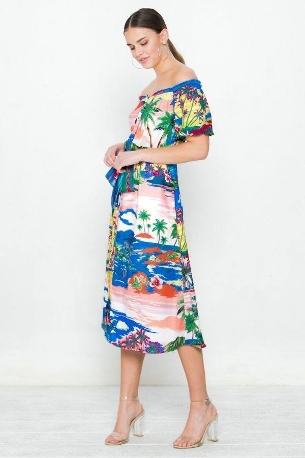 A Printed Woven Dress Look Up Deals