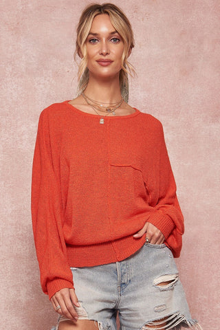 A Solid Knit Sweater Look Up Deals