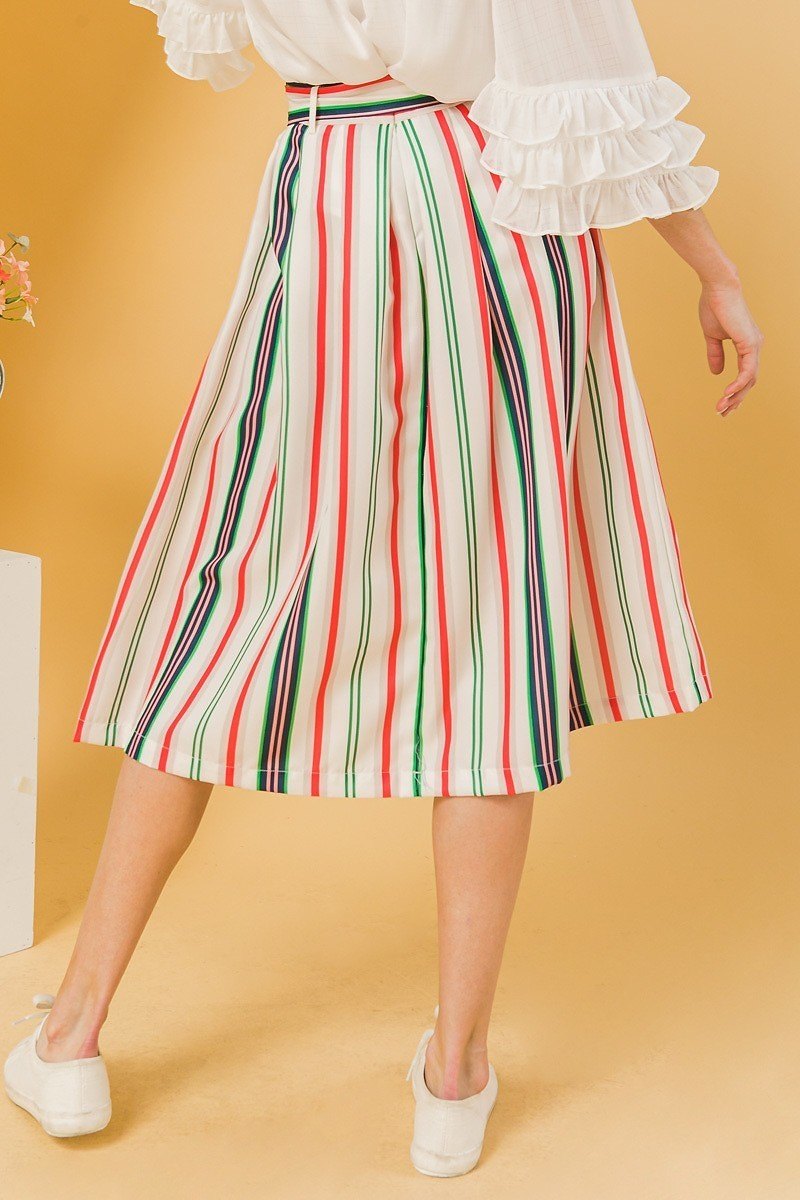 A Woven Midi Skirt Look Up Deals