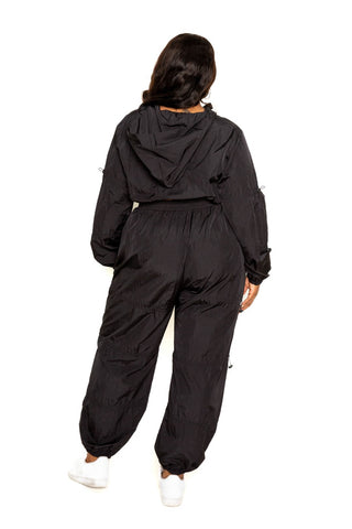 Active Zip Up Set With Cord Lock Detail Look Up Deals