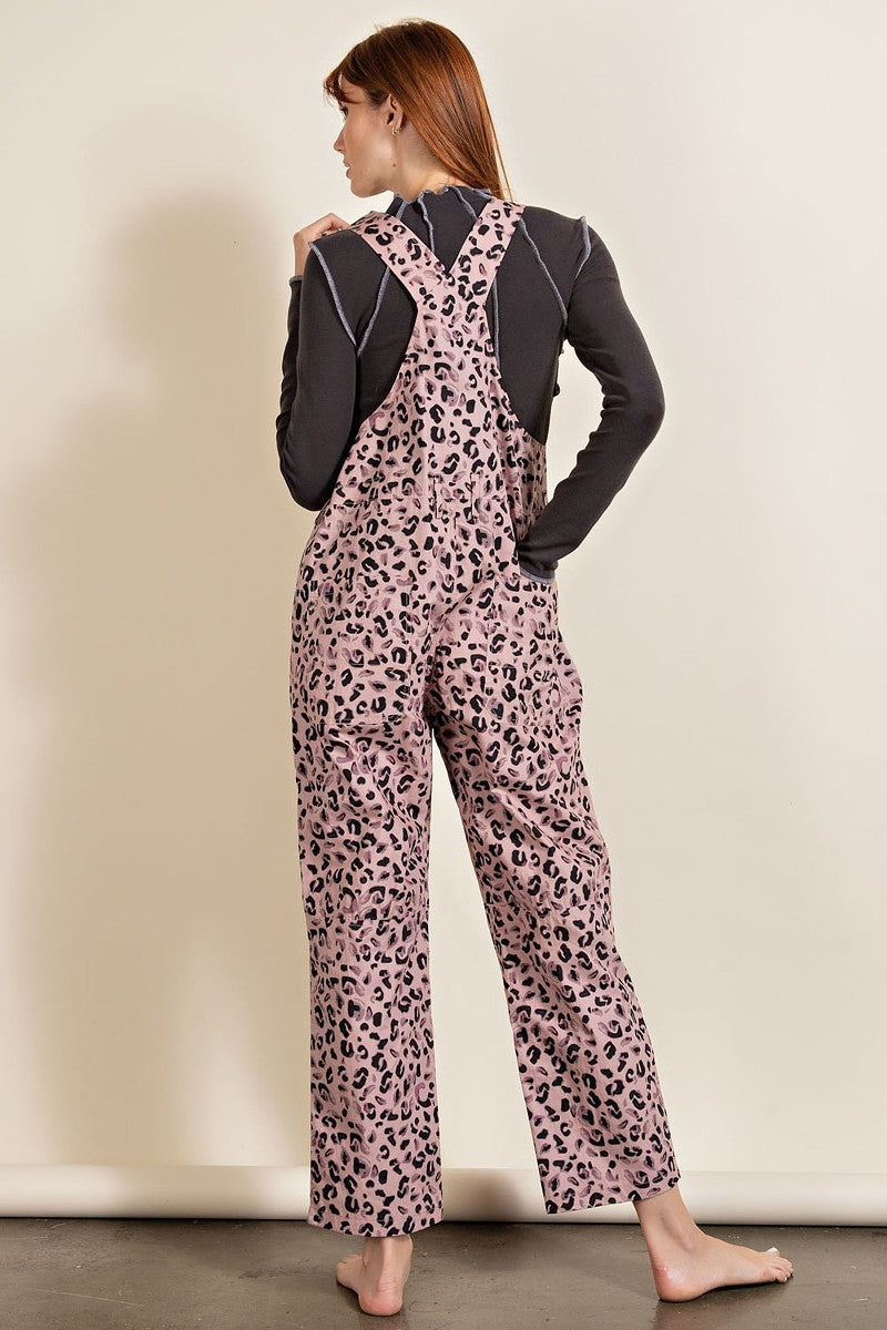 Animal/leopard Printed Jumpsuit Look Up Deals