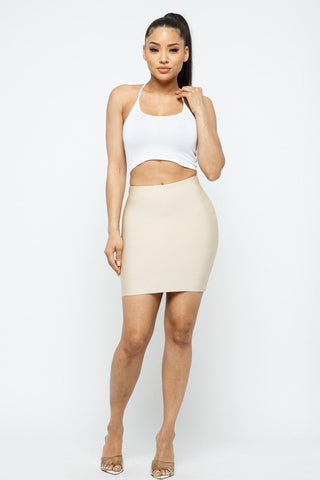 BANDAGE MINI SKIRT Look Up Deals