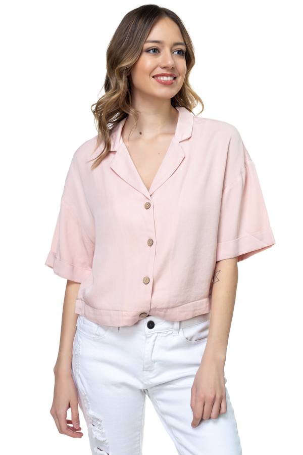 Boxy Button Down Shirt Look Up Deals