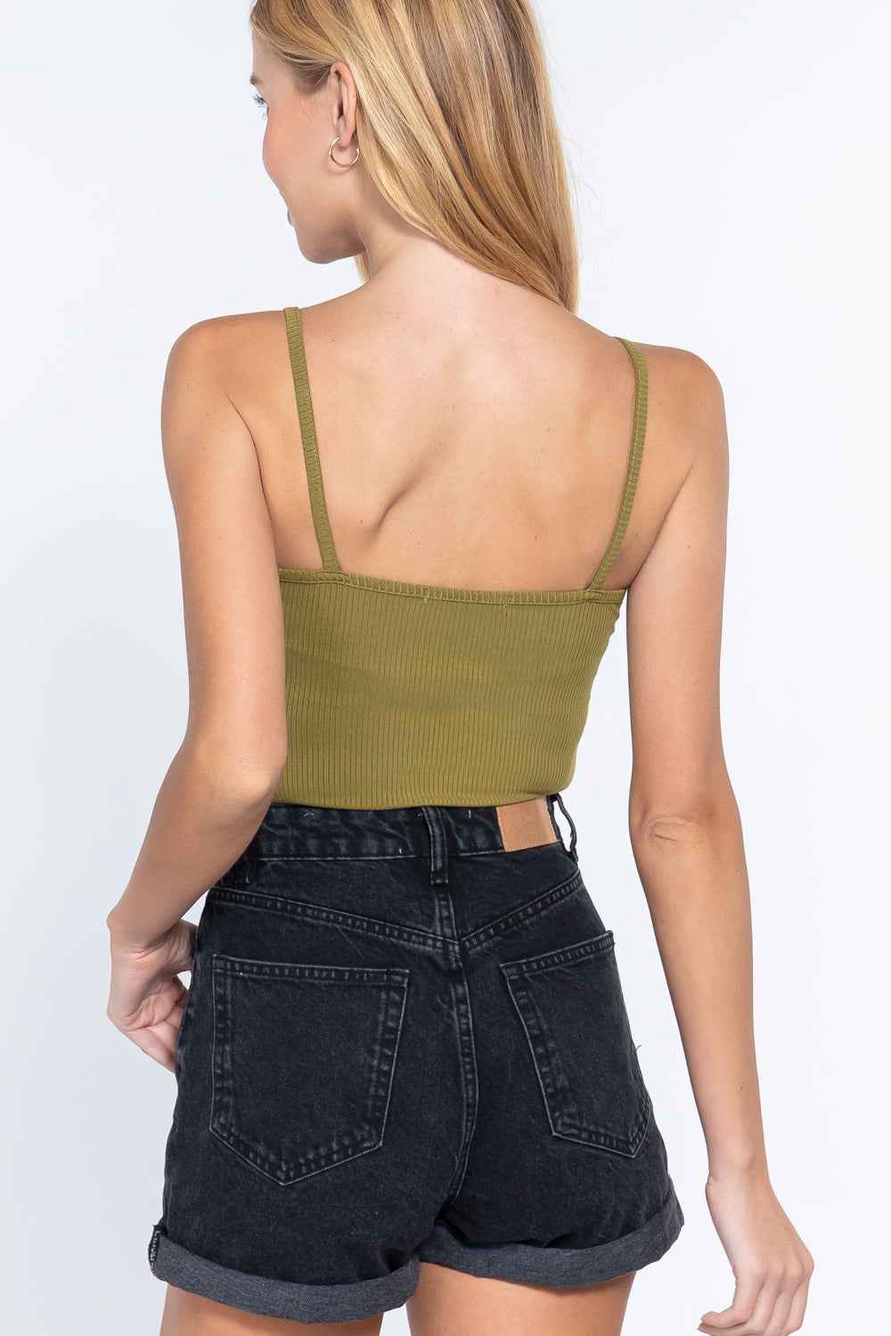 Bust Detail Cami Rib Bodysuit Look Up Deals