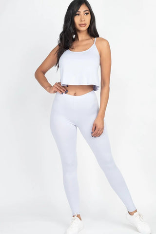 Cami Top And Leggings Set Look Up Deals