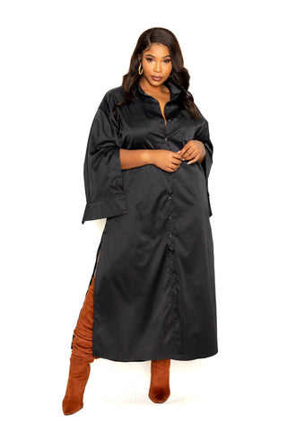 Cape Sleeve Shirt Dress Look Up Deals