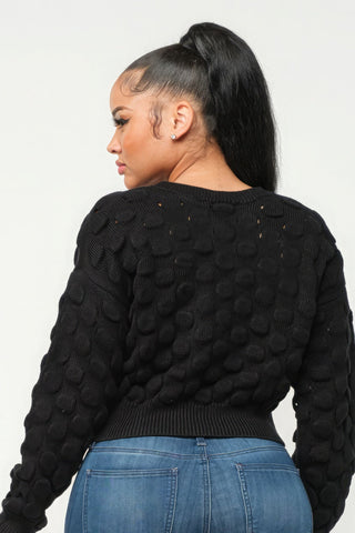 Checker Sweater Top Look Up Deals