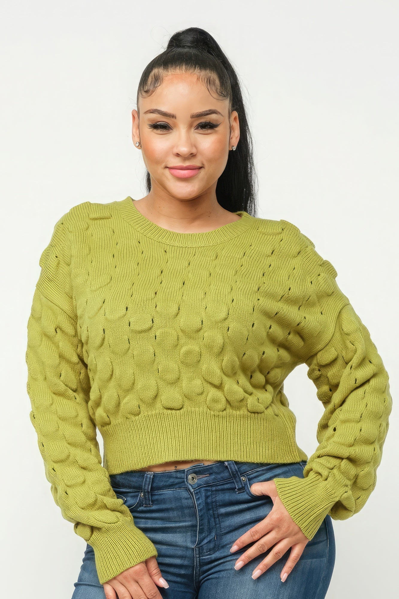 Checker Sweater Top Look Up Deals