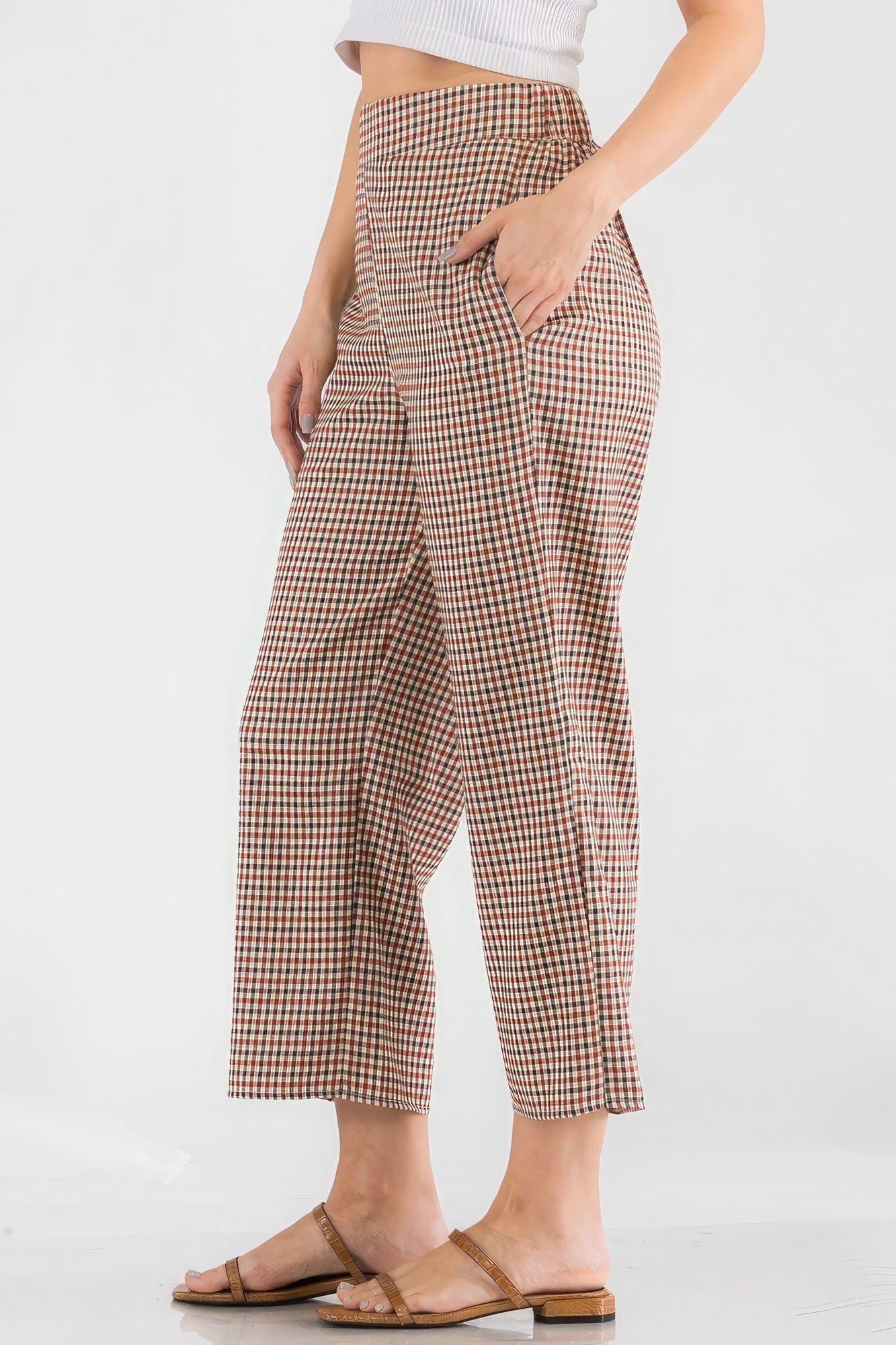 Chic High Waisted Pants Look Up Deals