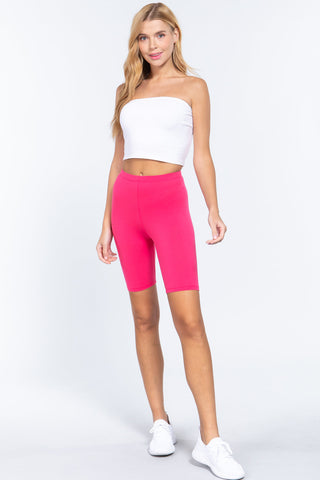 Cotton Jersey Short Leggings Look Up Deals