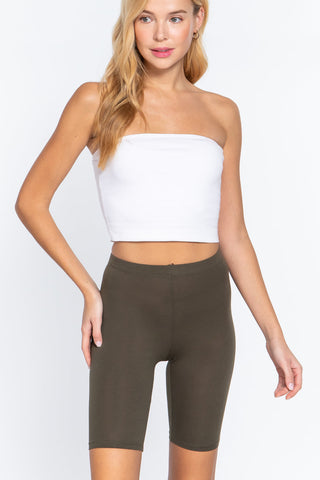 Cotton Jersey Short Leggings Look Up Deals