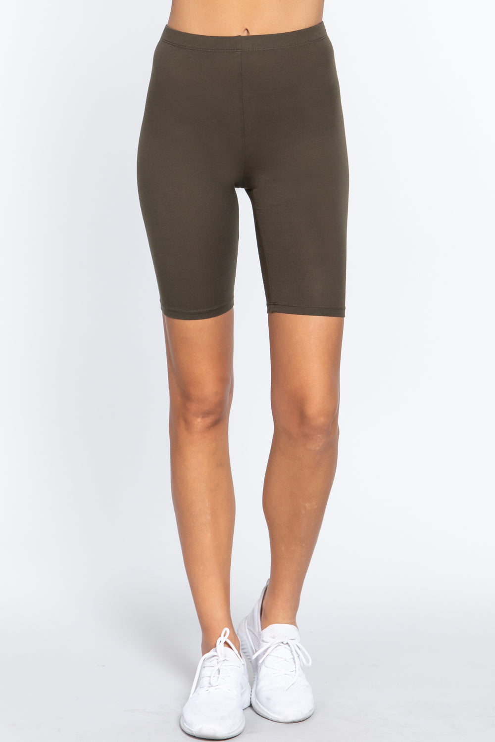 Cotton Jersey Short Leggings Look Up Deals