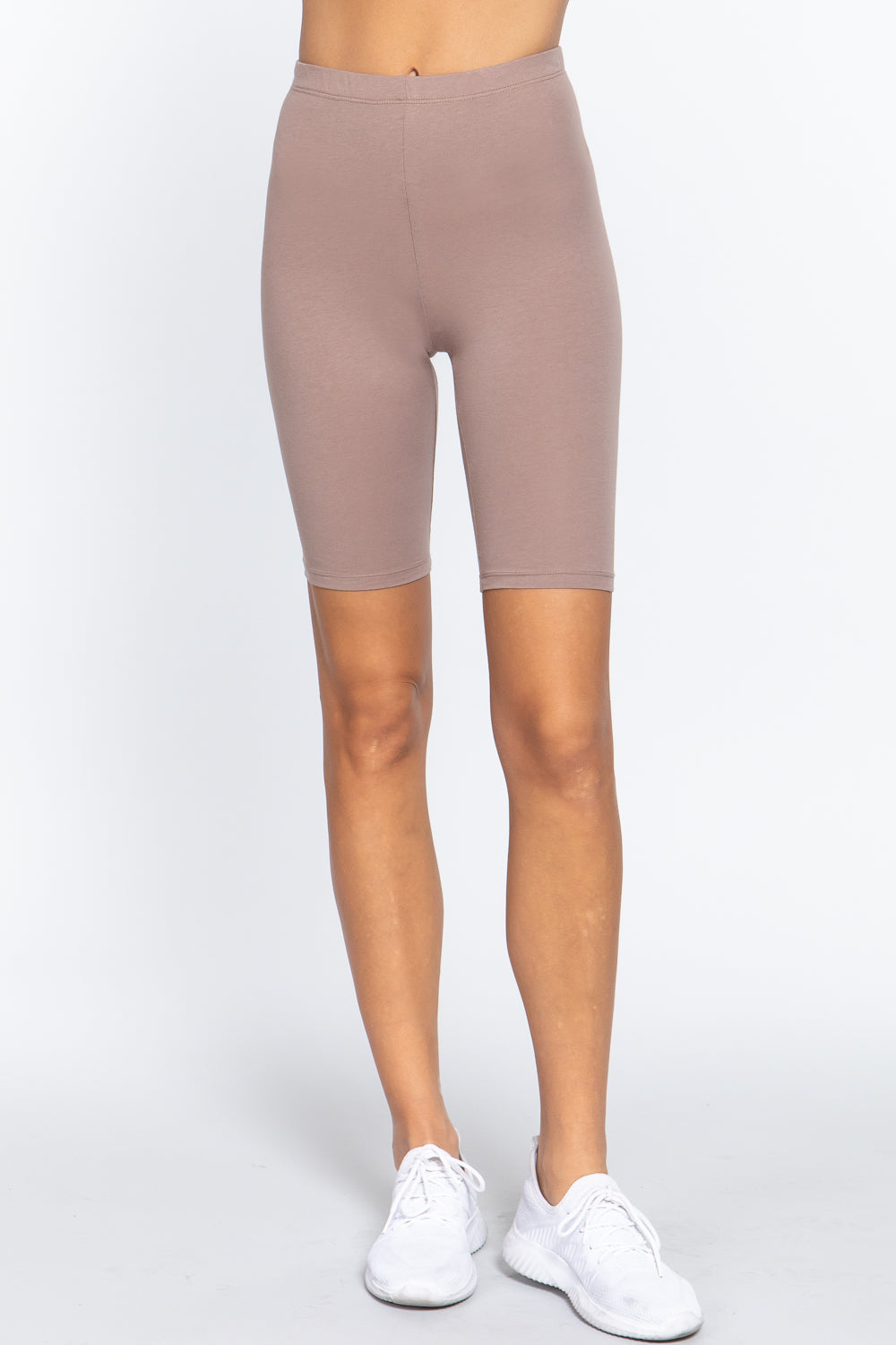 Cotton Jersey Short Leggings Look Up Deals