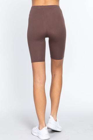 Cotton Jersey Short Leggings Look Up Deals