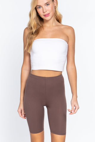 Cotton Jersey Short Leggings Look Up Deals