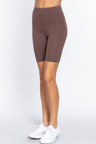 Cotton Jersey Short Leggings Look Up Deals