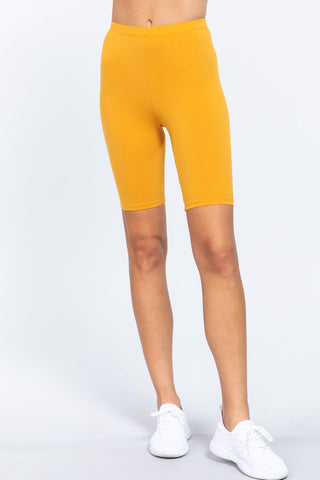 Cotton Jersey Short Leggings Look Up Deals