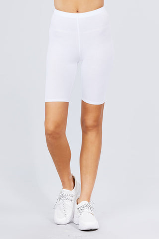 Cotton Jersey Short Leggings Look Up Deals