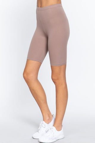 Cotton Jersey Short Leggings Look Up Deals