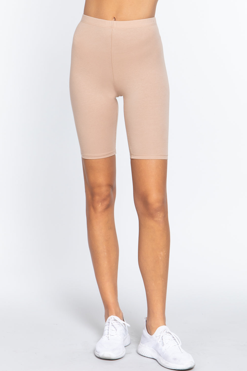 Cotton Jersey Short Leggings Look Up Deals