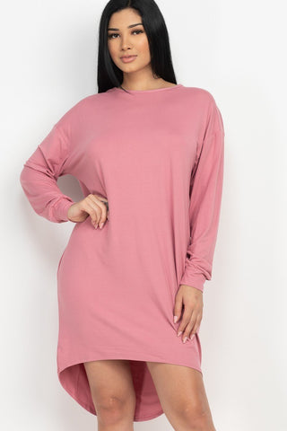 Cozy High Low Dress Look Up Deals