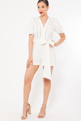 Crochet Detailed Fashion Romper Look Up Deals