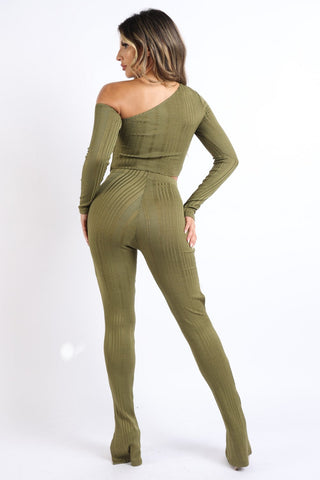 Cutout ribbed set Look Up Deals