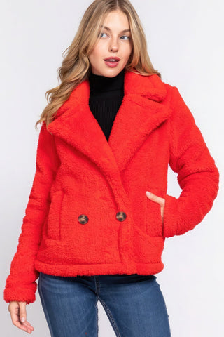 Faux Fur Sherpa Jacket Look Up Deals