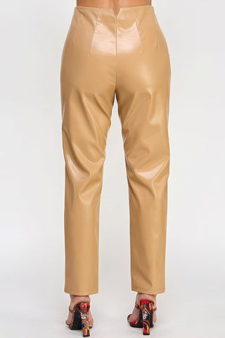 Faux Leather Pants Look Up Deals