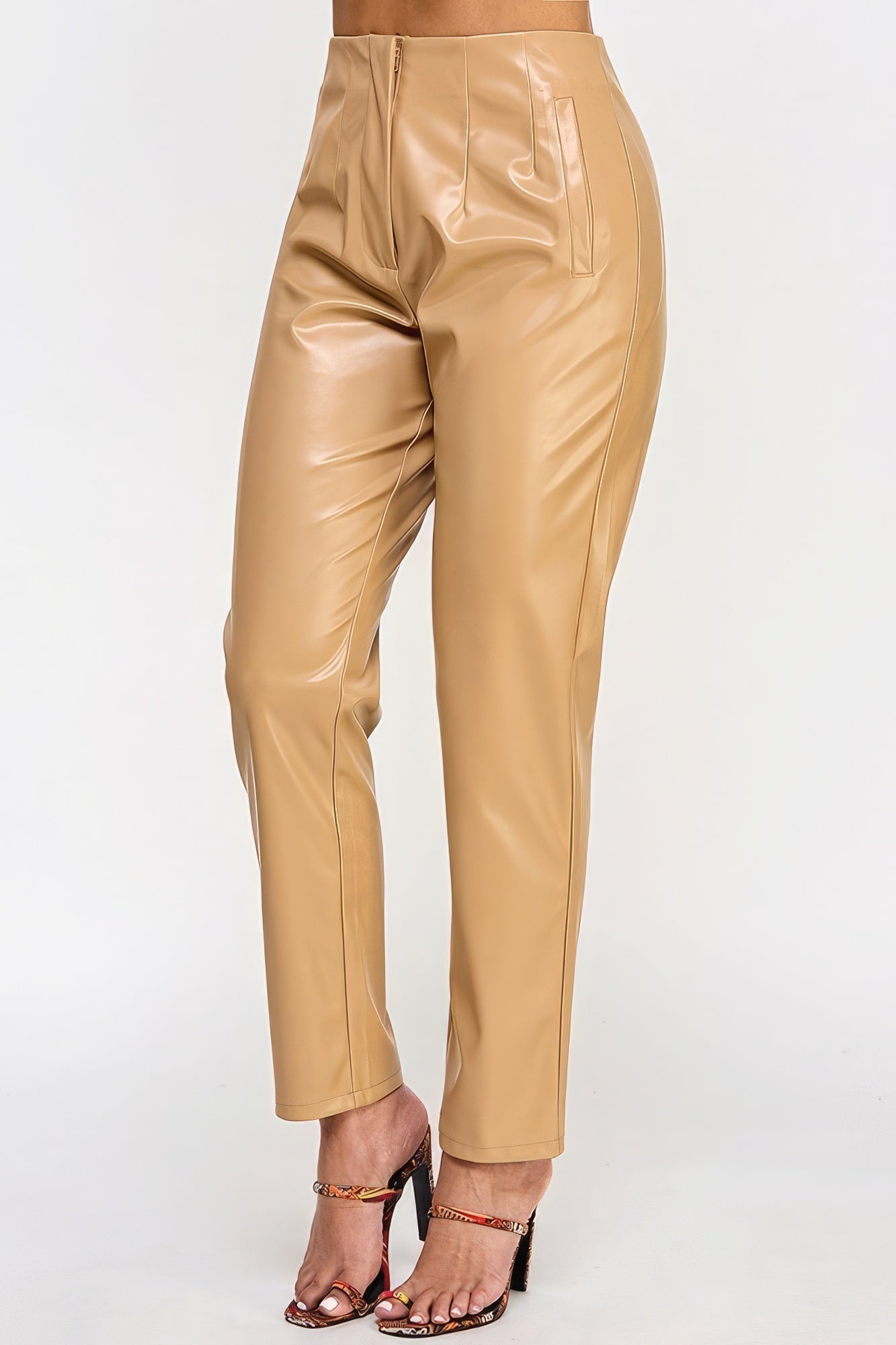 Faux Leather Pants Look Up Deals