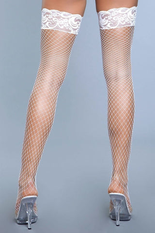 Fishnet Thigh High Stockings Look Up Deals