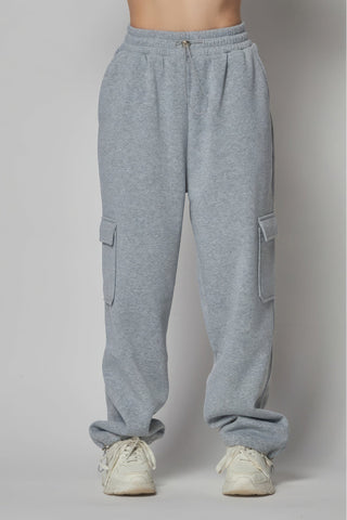 Fleece Lined Cargo Sweat Jogger Pants Look Up Deals