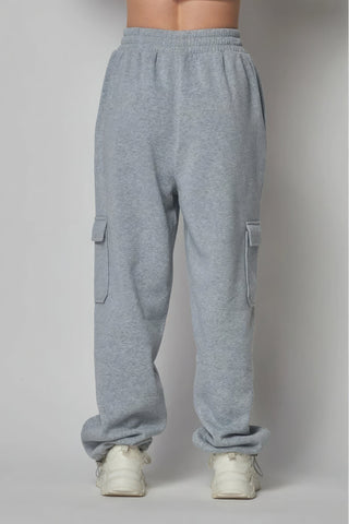 Fleece Lined Cargo Sweat Jogger Pants Look Up Deals