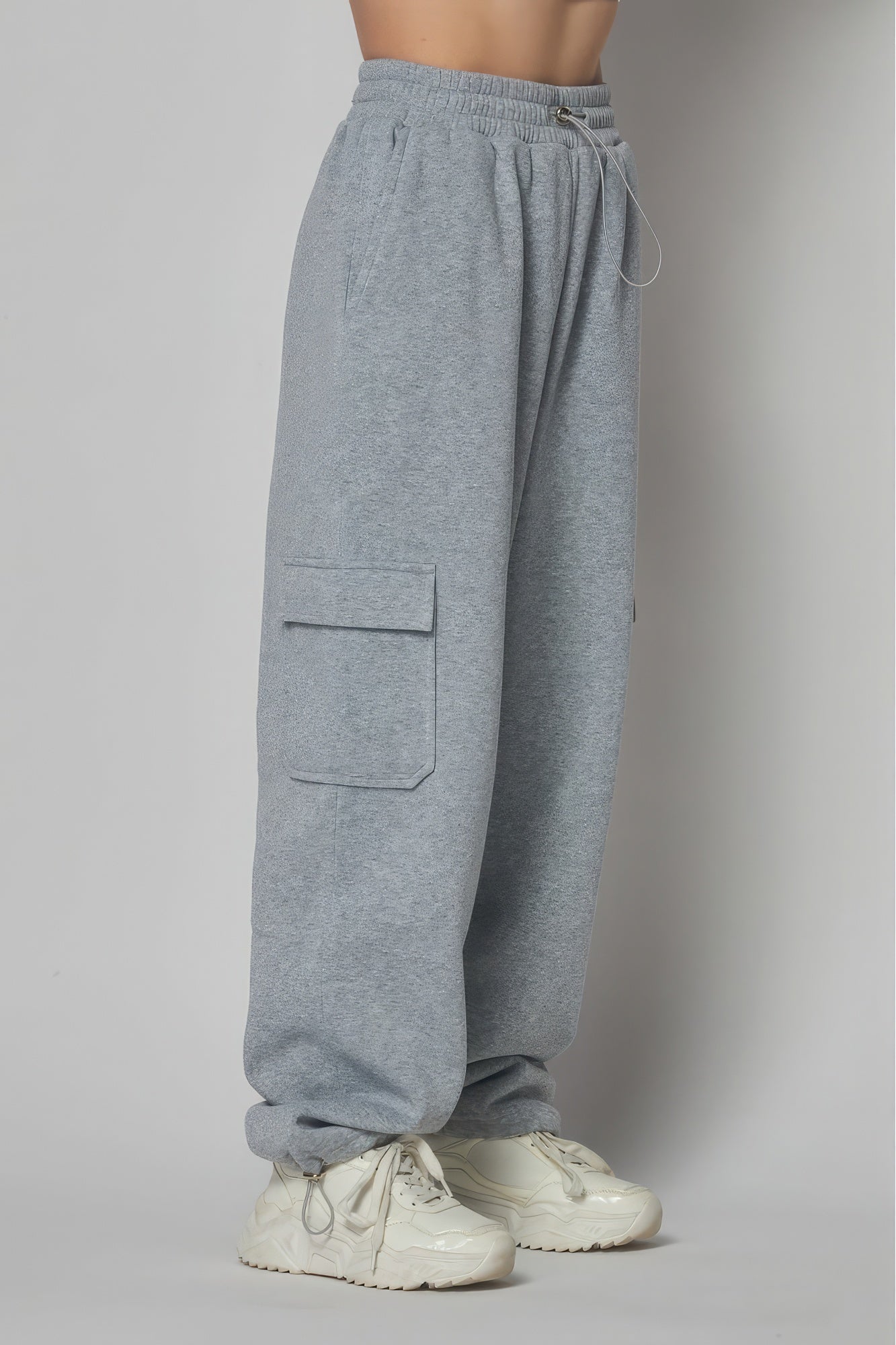 Fleece Lined Cargo Sweat Jogger Pants Look Up Deals