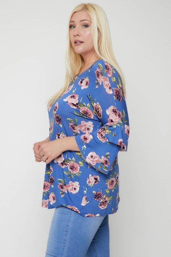 Floral Print Top Look Up Deals