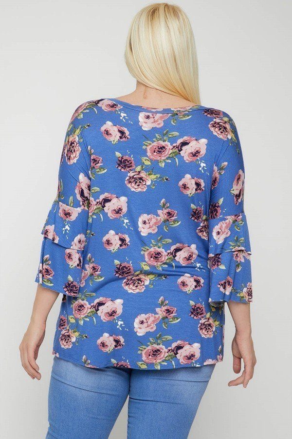 Floral Print Top Look Up Deals