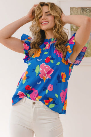 Floral Printed Blouse Look Up Deals