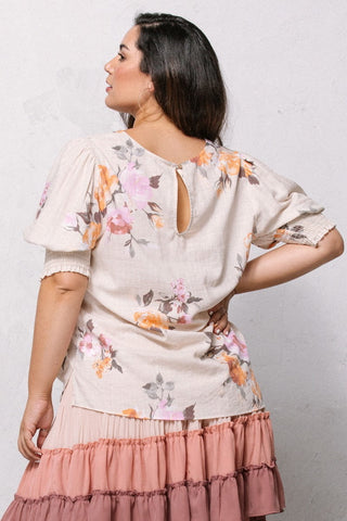 Floral Printed Woven Blouse Look Up Deals