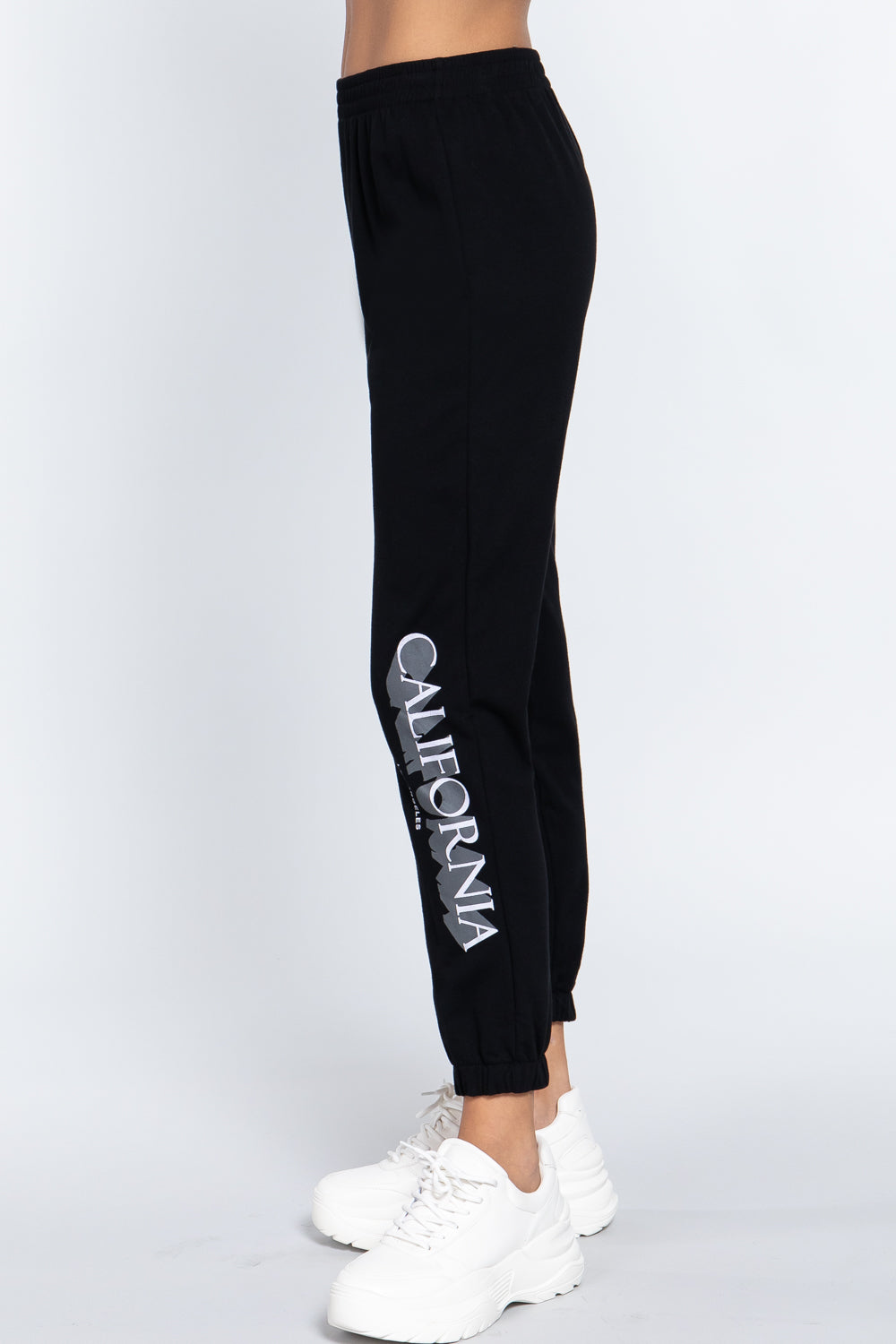 Graphic Long Jogger Pants Look Up Deals