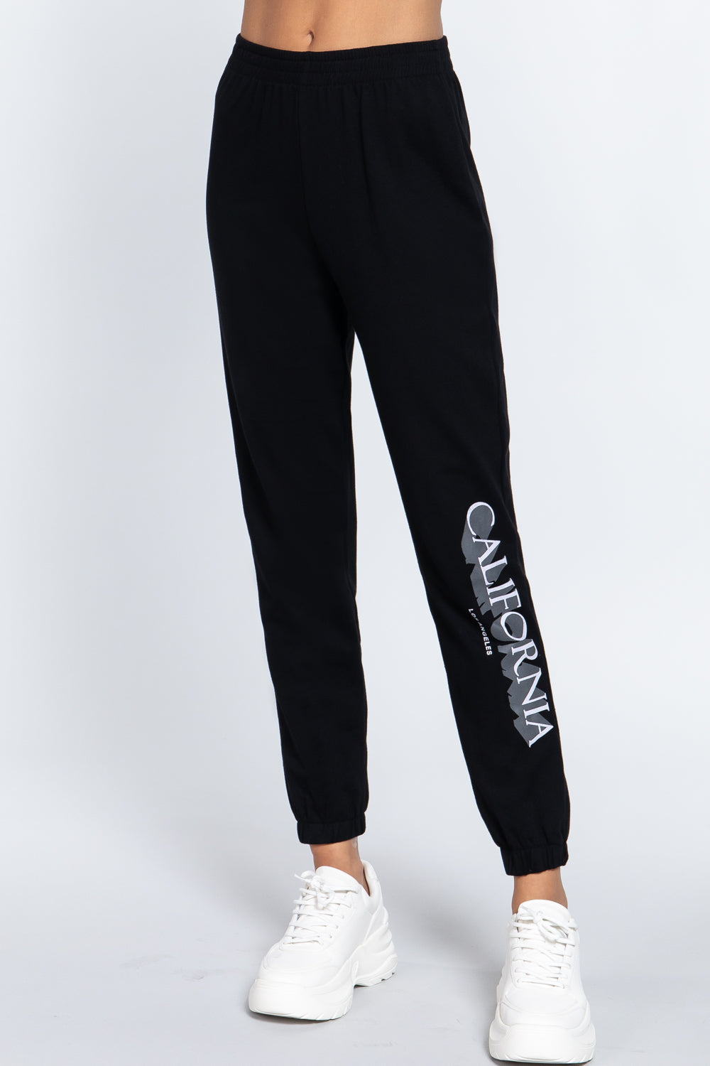 Graphic Long Jogger Pants Look Up Deals