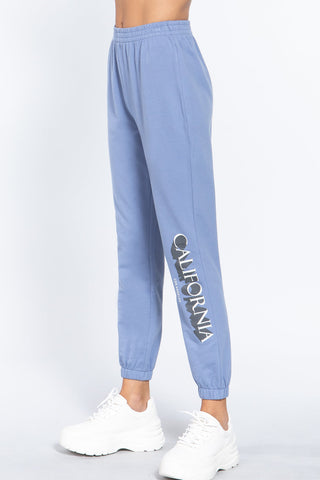 Graphic Long Jogger Pants Look Up Deals