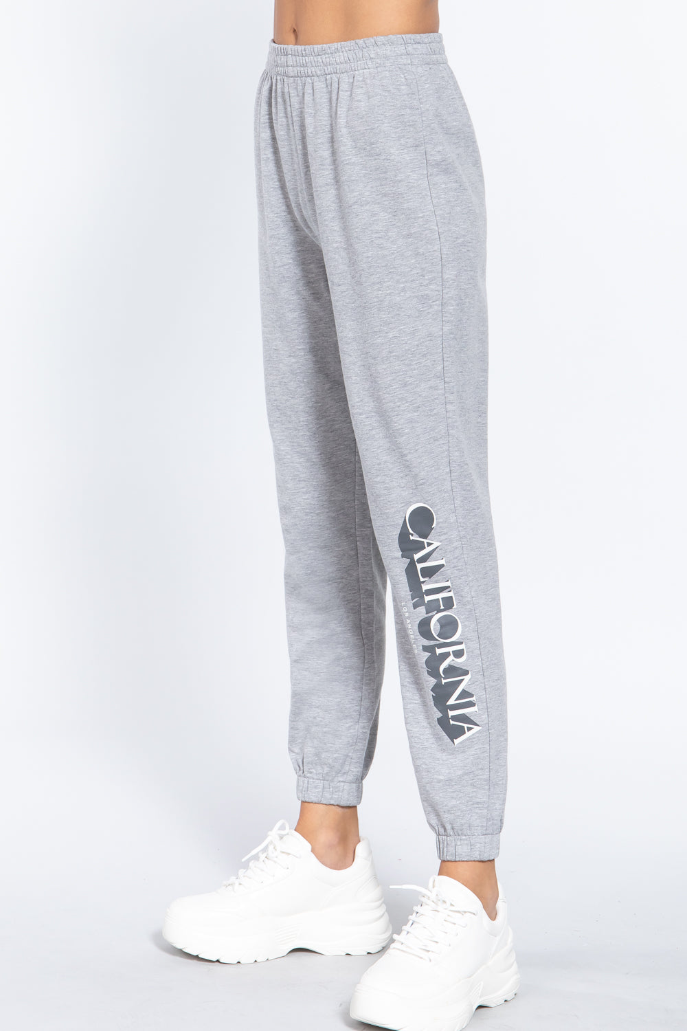 Graphic Long Jogger Pants Look Up Deals