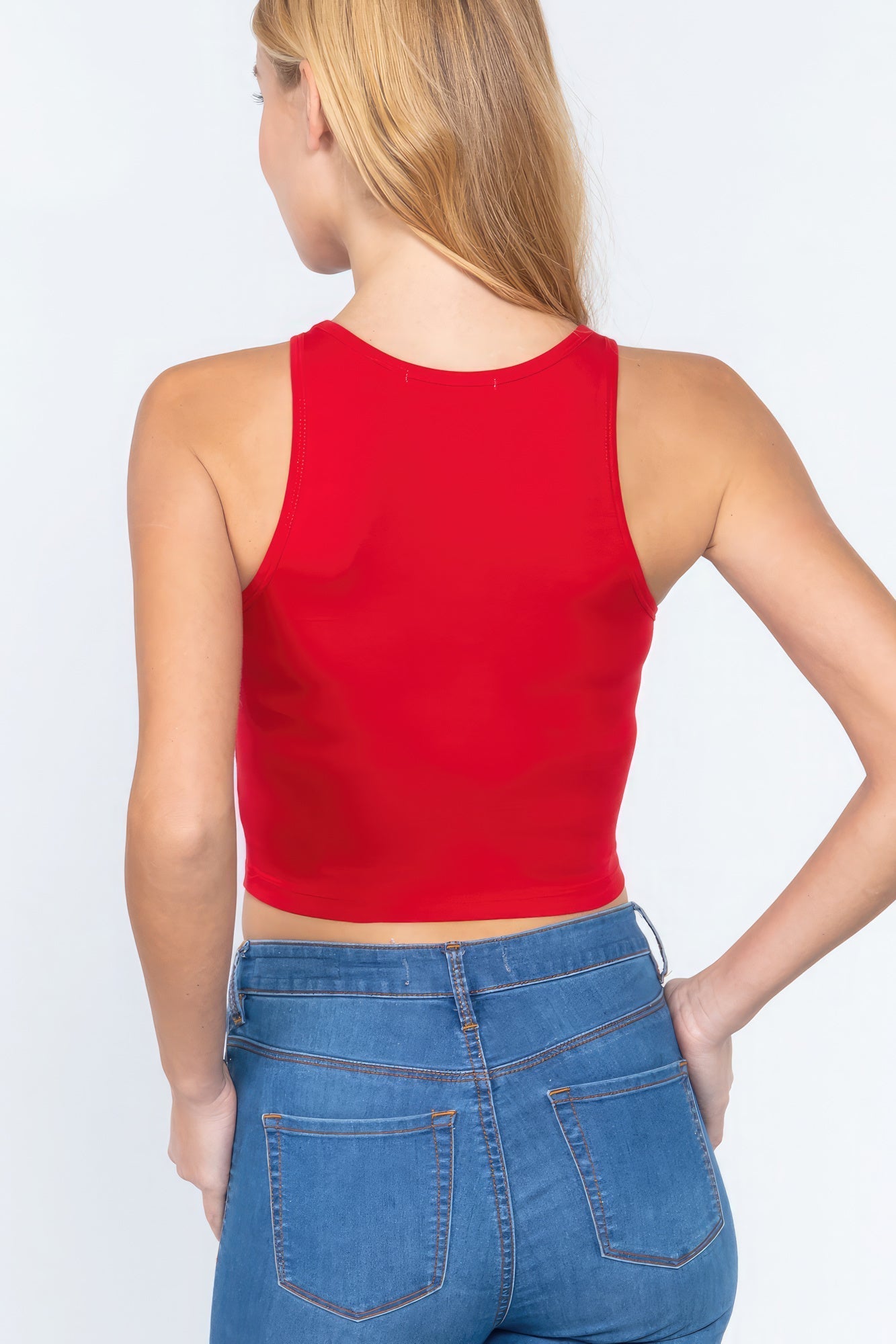 Halter Neck Crop Top Look Up Deals