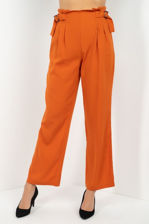 High Waist Paperbag Wide Pants Look Up Deals