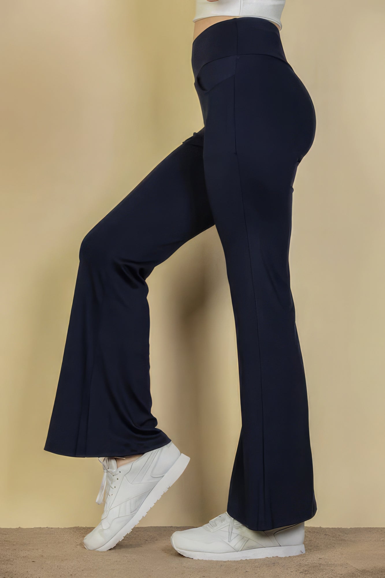 High Waisted Front Pocket Flare Pants Look Up Deals