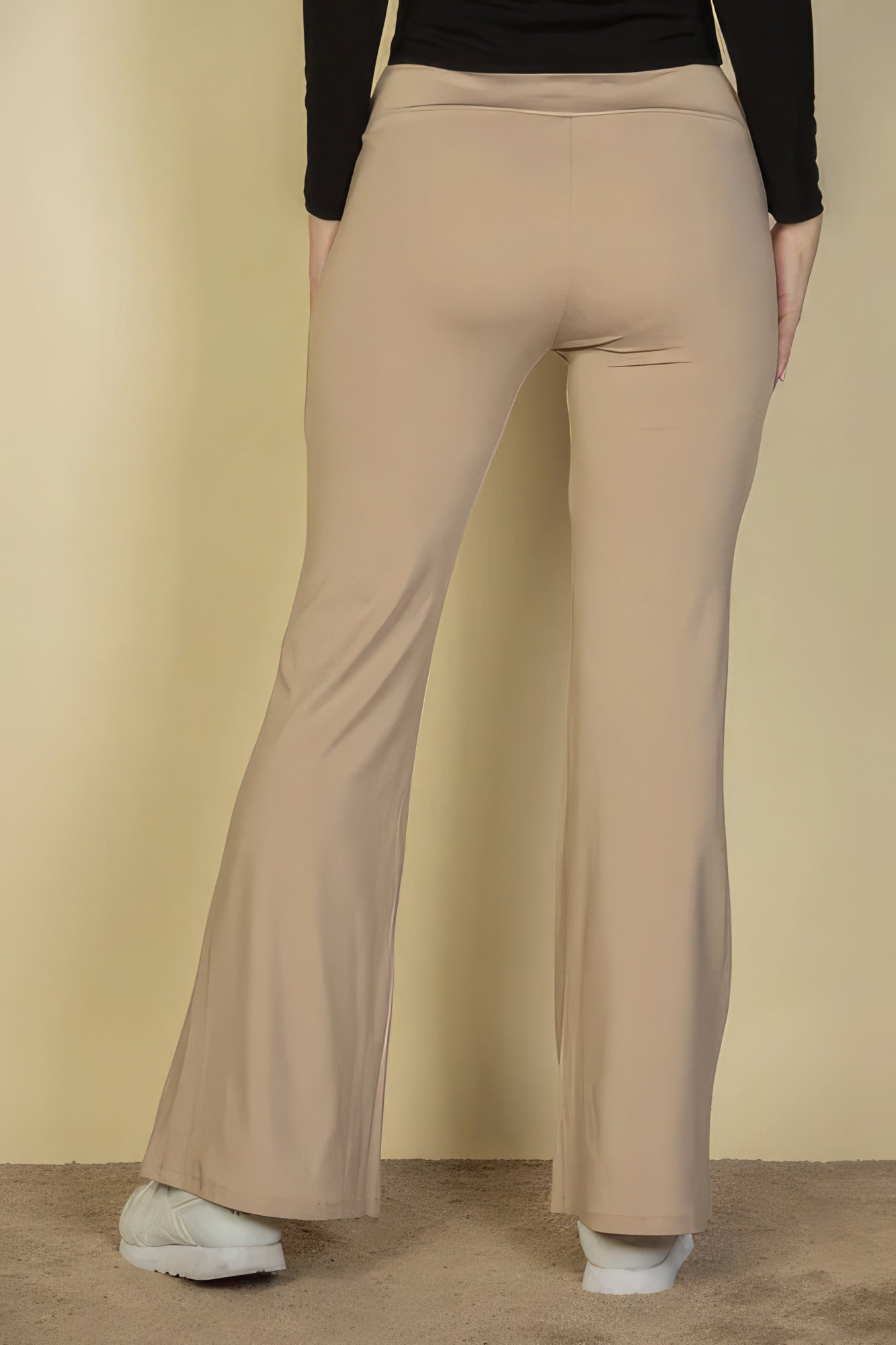 High Waisted Front Pocket Flare Pants Look Up Deals