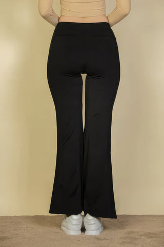 High Waisted Front Pocket Flare Pants Look Up Deals