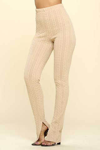 Knit High Rise Leggings Look Up Deals