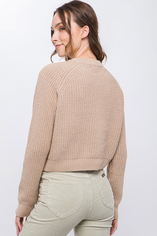 Knit Pullover Sweater With Cold Shoulder Detail Look Up Deals