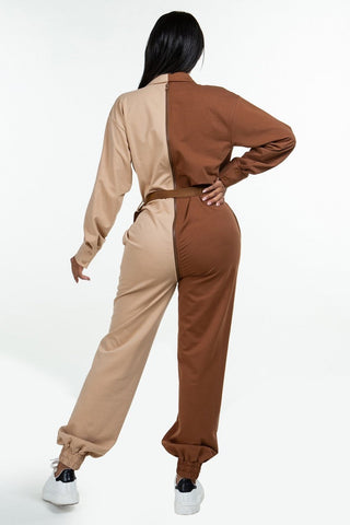 Long Sleeve Oversized Cozy Shirt Jumpsuit Look Up Deals